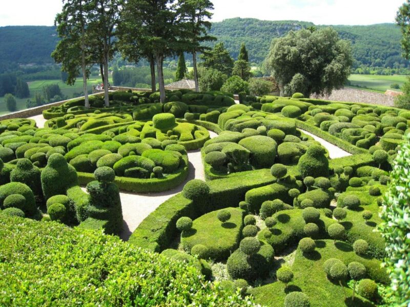 Топиарный сад замка Маркизьяк